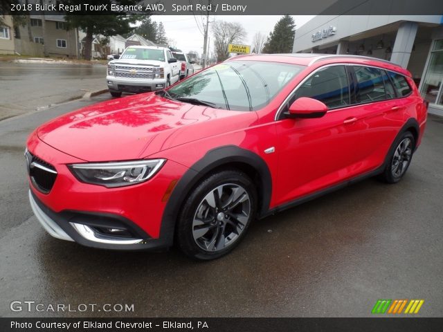 2018 Buick Regal TourX Essence AWD in Sport Red