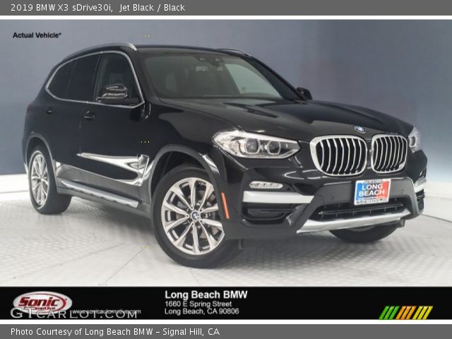 2019 BMW X3 sDrive30i in Jet Black