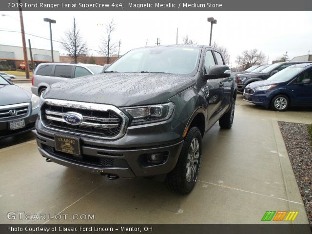2019 Ford Ranger Lariat SuperCrew 4x4 in Magnetic Metallic