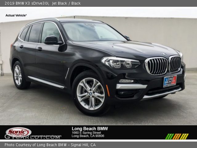 2019 BMW X3 sDrive30i in Jet Black