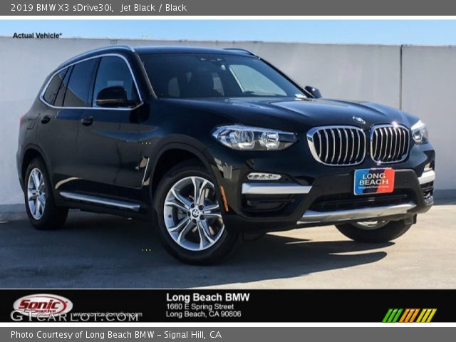 2019 BMW X3 sDrive30i in Jet Black