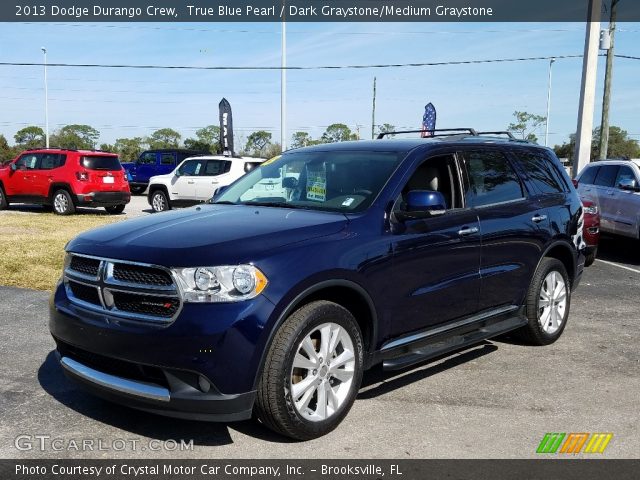 2013 Dodge Durango Crew in True Blue Pearl