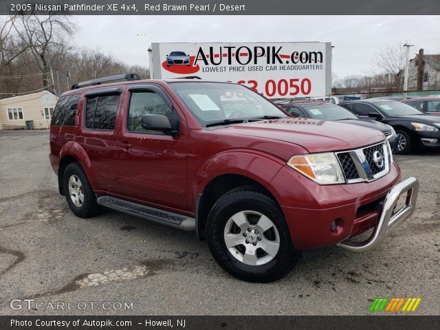2005 Nissan Pathfinder XE 4x4 in Red Brawn Pearl