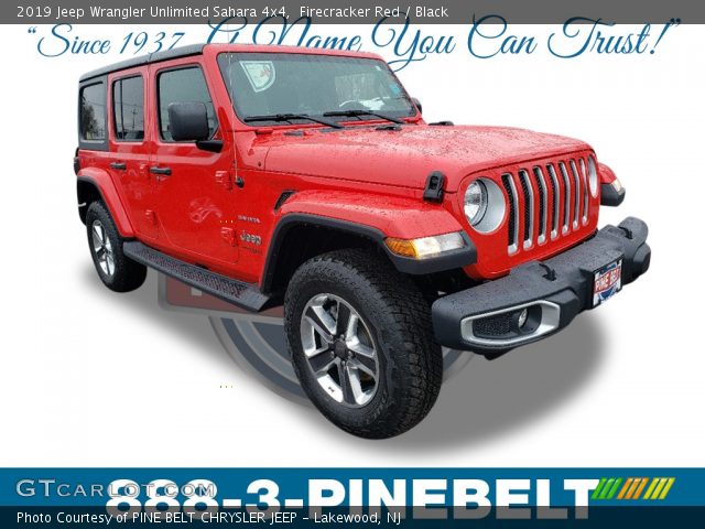 2019 Jeep Wrangler Unlimited Sahara 4x4 in Firecracker Red