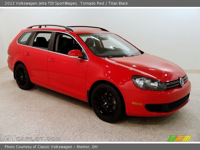 2013 Volkswagen Jetta TDI SportWagen in Tornado Red