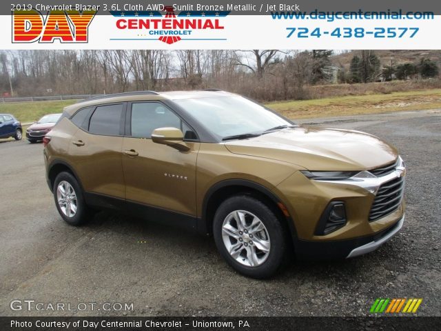 2019 Chevrolet Blazer 3.6L Cloth AWD in Sunlit Bronze Metallic