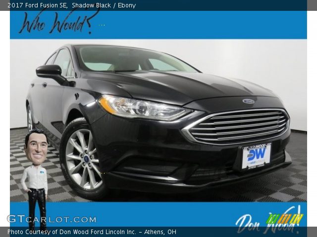 2017 Ford Fusion SE in Shadow Black