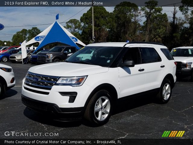 2019 Ford Explorer FWD in Oxford White