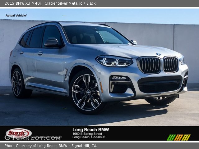 2019 BMW X3 M40i in Glacier Silver Metallic