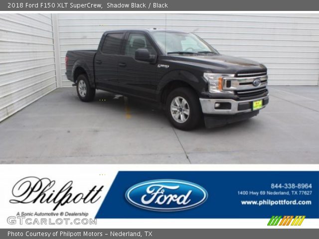 2018 Ford F150 XLT SuperCrew in Shadow Black