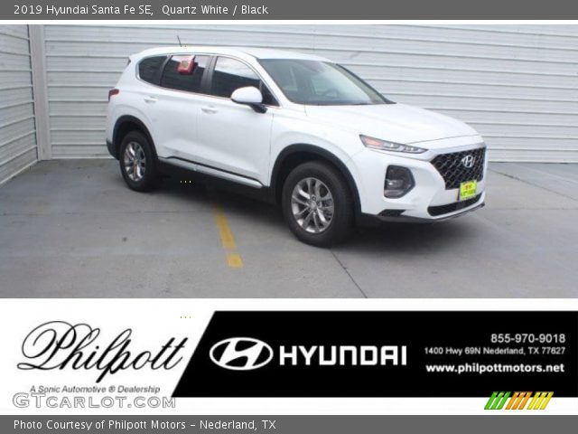 2019 Hyundai Santa Fe SE in Quartz White