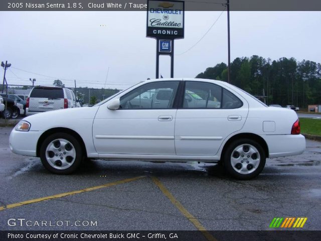 2005 Nissan Sentra 1.8 S in Cloud White