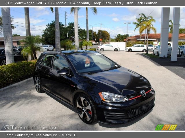 2015 Volkswagen Golf GTI 4-Door 2.0T Autobahn in Deep Black Pearl