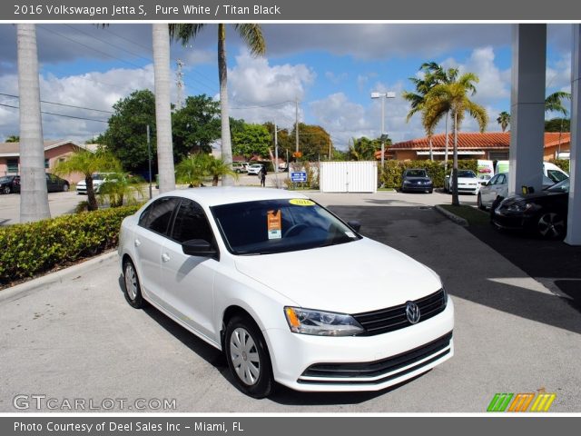 2016 Volkswagen Jetta S in Pure White