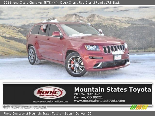 2012 Jeep Grand Cherokee SRT8 4x4 in Deep Cherry Red Crystal Pearl