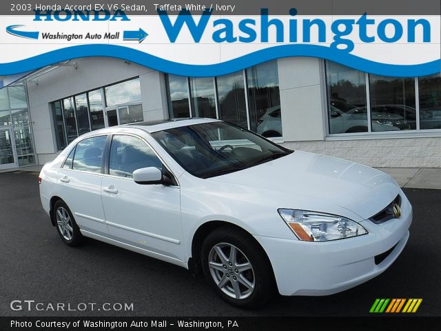 2003 Honda Accord EX V6 Sedan in Taffeta White