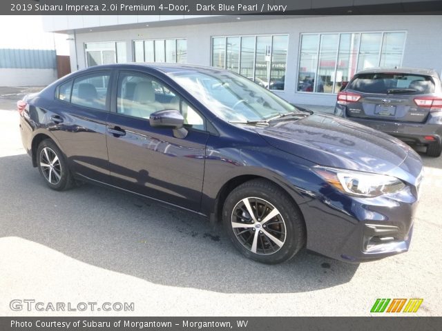 2019 Subaru Impreza 2.0i Premium 4-Door in Dark Blue Pearl