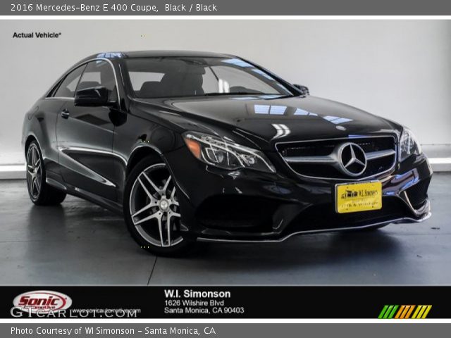 2016 Mercedes-Benz E 400 Coupe in Black