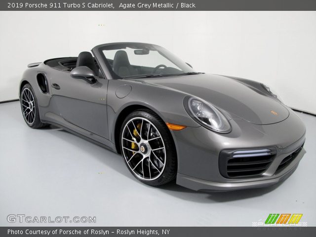 2019 Porsche 911 Turbo S Cabriolet in Agate Grey Metallic