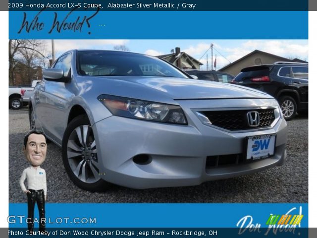 2009 Honda Accord LX-S Coupe in Alabaster Silver Metallic