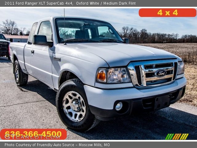 2011 Ford Ranger XLT SuperCab 4x4 in Oxford White