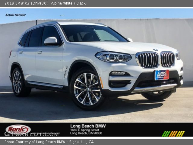 2019 BMW X3 sDrive30i in Alpine White