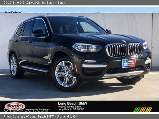 2019 BMW X3 sDrive30i in Jet Black