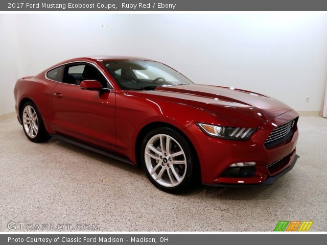 2017 Ford Mustang Ecoboost Coupe in Ruby Red