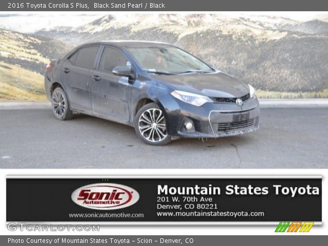 2016 Toyota Corolla S Plus in Black Sand Pearl