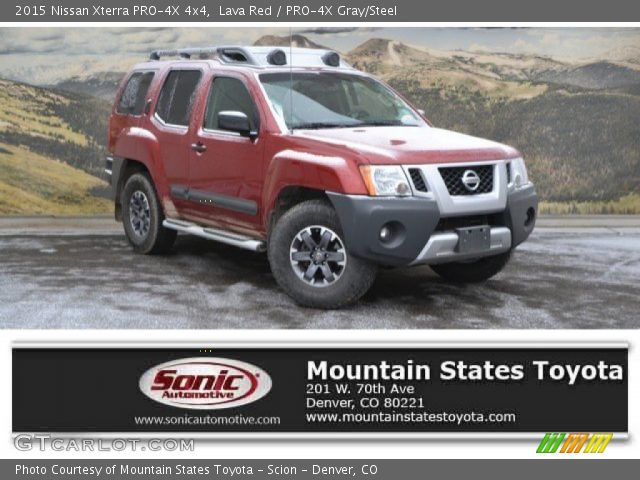 2015 Nissan Xterra PRO-4X 4x4 in Lava Red
