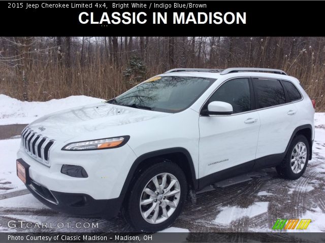 2015 Jeep Cherokee Limited 4x4 in Bright White