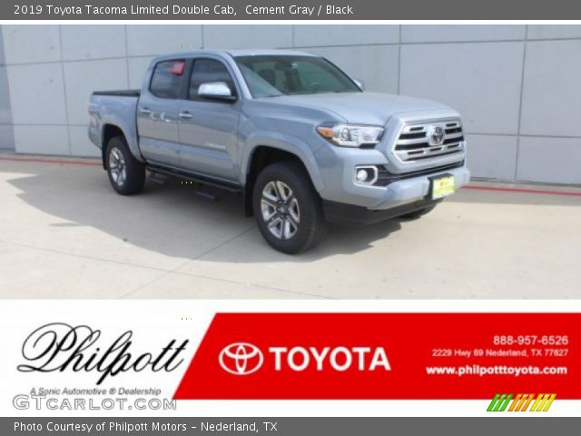 2019 Toyota Tacoma Limited Double Cab in Cement Gray