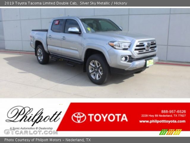 2019 Toyota Tacoma Limited Double Cab in Silver Sky Metallic