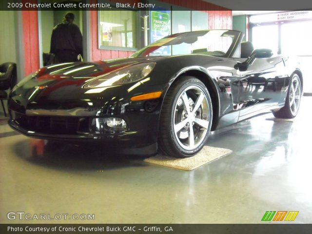 2009 Chevrolet Corvette Convertible in Black