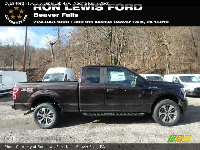 2019 Ford F150 STX SuperCab 4x4 in Magma Red
