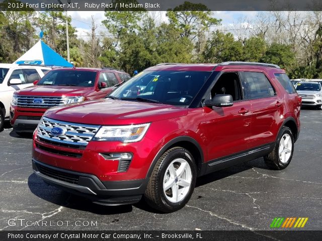 2019 Ford Explorer XLT in Ruby Red