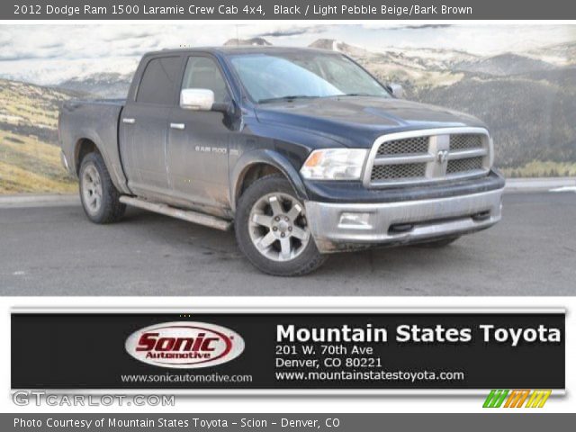 2012 Dodge Ram 1500 Laramie Crew Cab 4x4 in Black