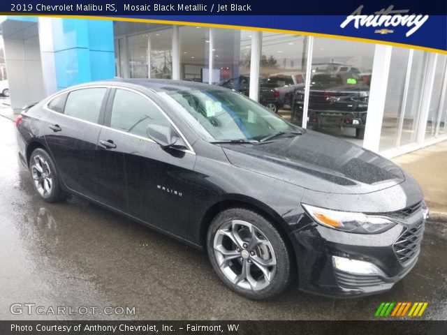 2019 Chevrolet Malibu RS in Mosaic Black Metallic