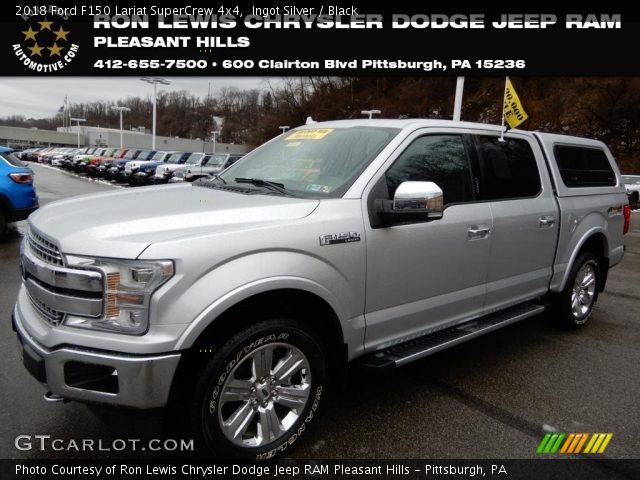 2018 Ford F150 Lariat SuperCrew 4x4 in Ingot Silver