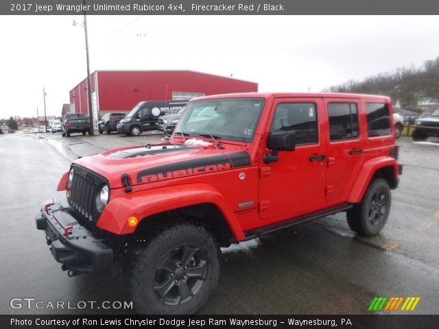 2017 Jeep Wrangler Unlimited Rubicon 4x4 in Firecracker Red