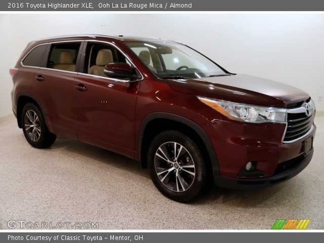 2016 Toyota Highlander XLE in Ooh La La Rouge Mica