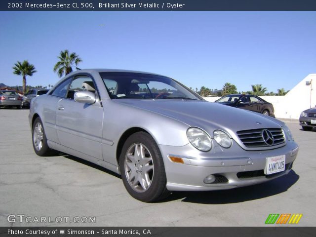 2002 Mercedes-Benz CL 500 in Brilliant Silver Metallic
