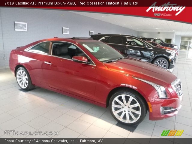 2019 Cadillac ATS Premium Luxury AWD in Red Obsession Tintcoat