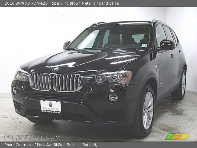 2016 BMW X3 xDrive28i in Sparkling Brown Metallic
