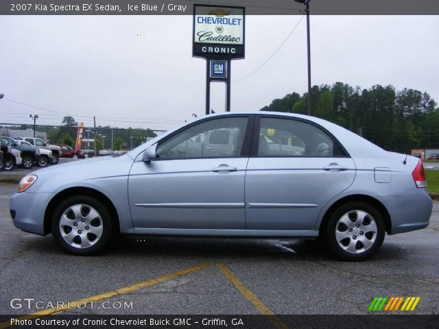 2007 Kia Spectra EX Sedan in Ice Blue