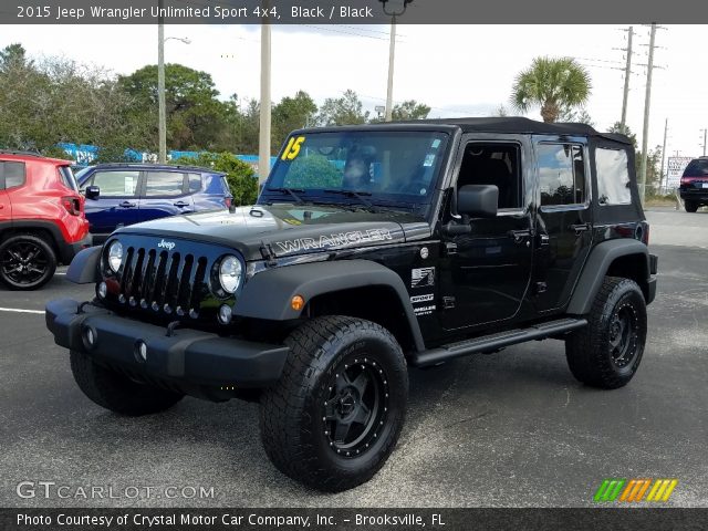 2015 Jeep Wrangler Unlimited Sport 4x4 in Black