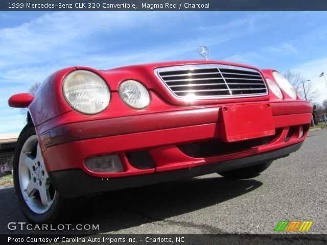 1999 Mercedes-Benz CLK 320 Convertible in Magma Red
