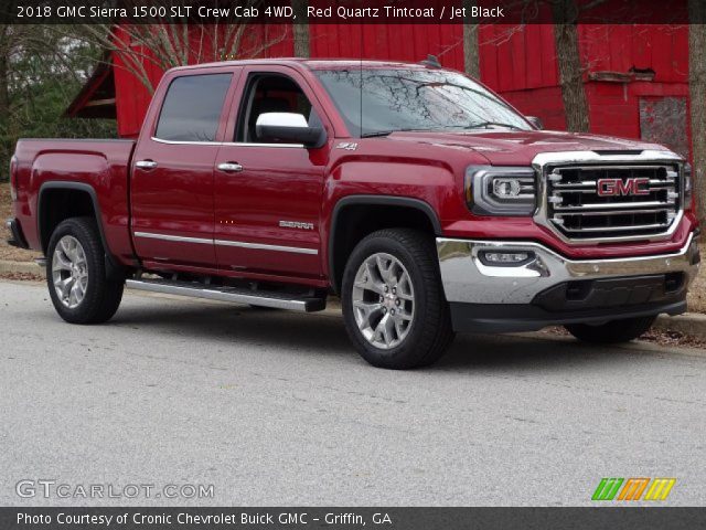 2018 GMC Sierra 1500 SLT Crew Cab 4WD in Red Quartz Tintcoat