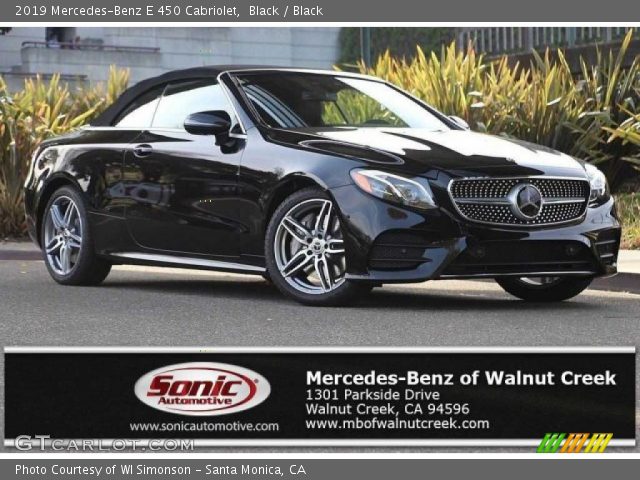 2019 Mercedes-Benz E 450 Cabriolet in Black