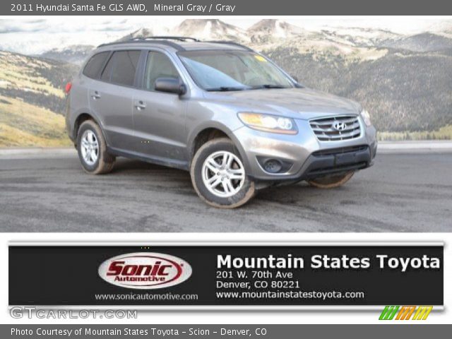 2011 Hyundai Santa Fe GLS AWD in Mineral Gray